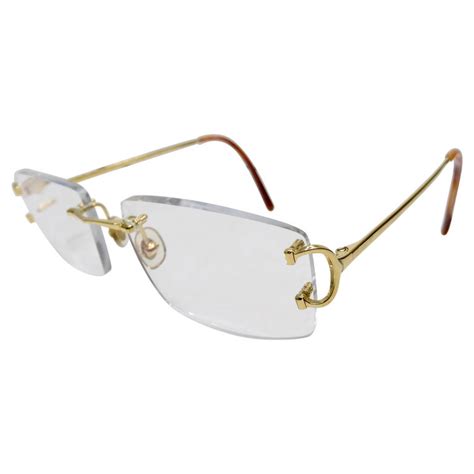 cartier rimless glasses replica|cartier rimless glasses women.